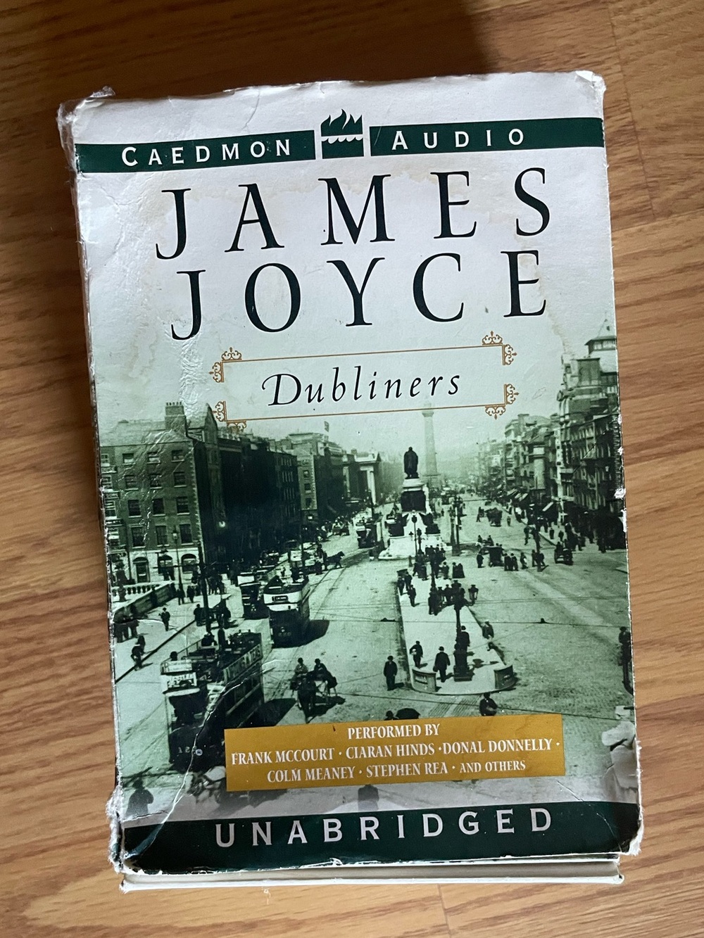 Caedmon Audio James Joyce 'Dubliners' Audiobook - Green Cover